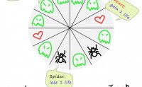 课堂竞赛游戏：Ghosts and Spiders 幽灵与蜘蛛